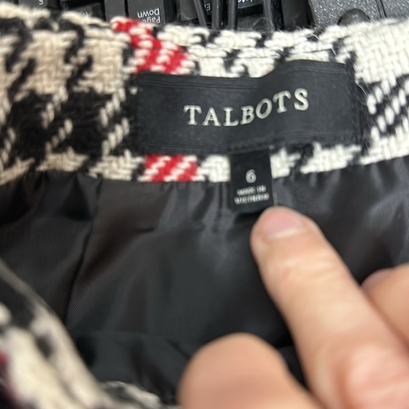Talbots size 6 tweed skirt - Picture 3 of 3